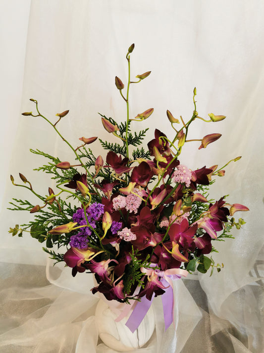 Singapore orchid bloom