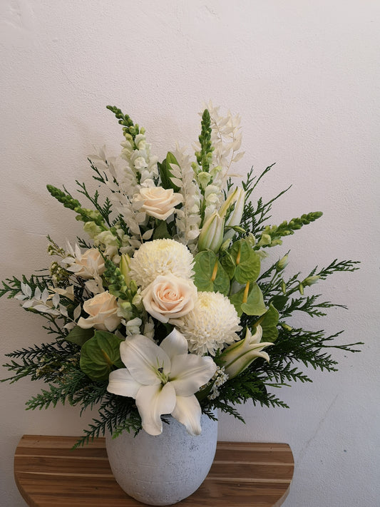 Premium vase arrangement